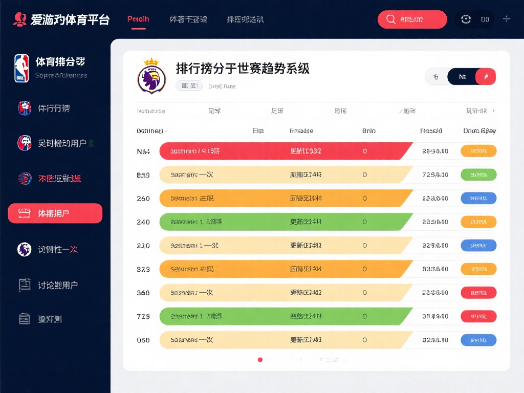 体育排行榜是体育世界的重要组成部分，它不仅是运动员